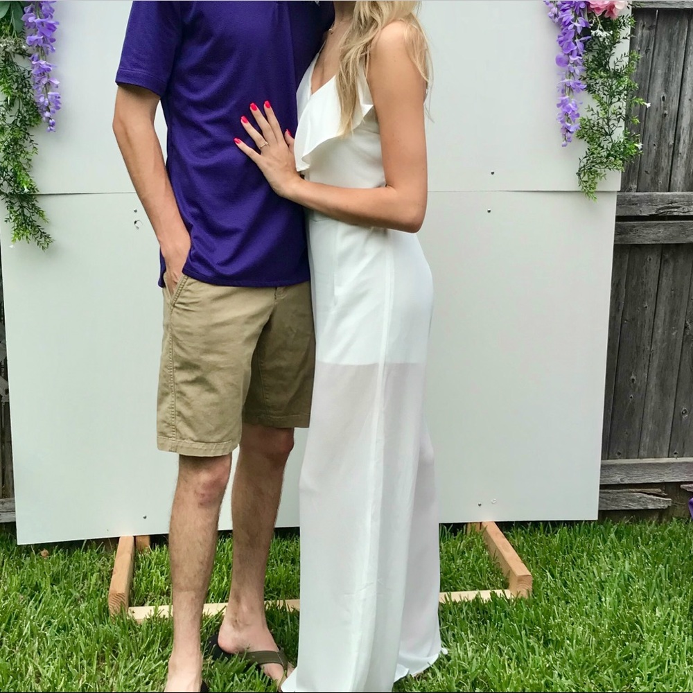 Shinestar | White Maxi Jumper/Romper